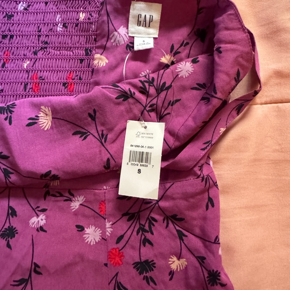 GAP Violet Floral Patterned Dress